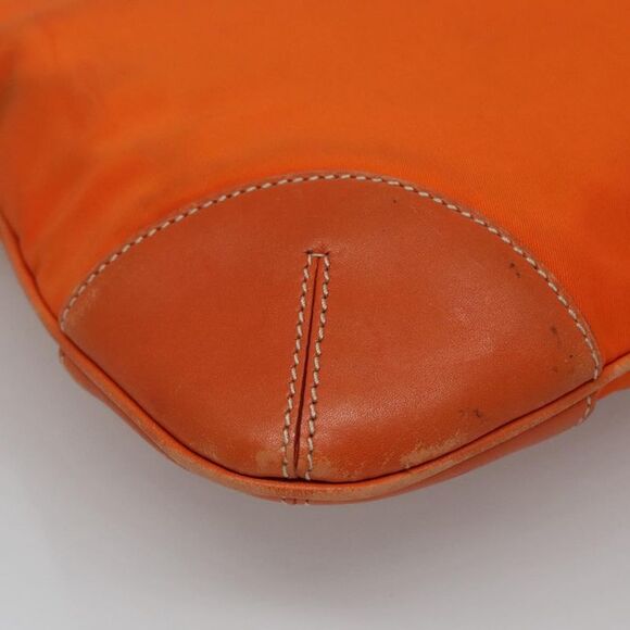 Prada Tessuto Orange Synthetic Shoulder Bag (Pre-Owned) - Picture 8 of 16
